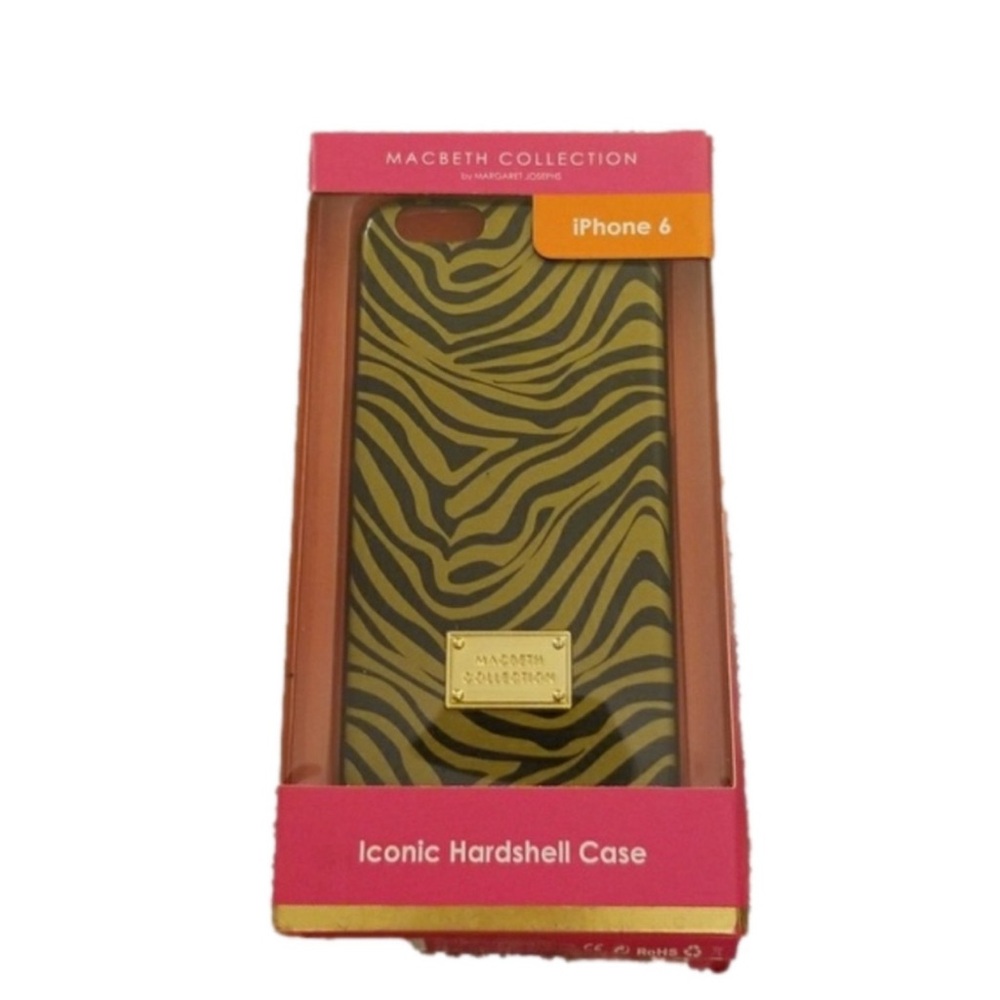 ❤️NWT Macbeth Collection Animal Print iPhone 6  hardshell case/